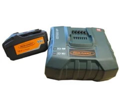 Rokamat 08066 Batterie 18 Volts 5,2 Ah Li-Ion + Chargeur Rapide