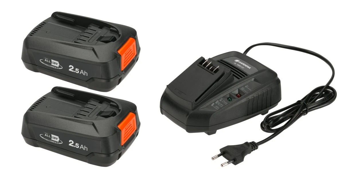 Gardena 18 Volt 14907-20 Kit De Démarrage P4A QC+2x2.5Ah 3 Gardena 18 Volt 14907-20 Kit De Démarrage P4A QC+2x2.5Ah – Image 3