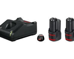 Bosch Bleu Accessoires 12 Volt 1600A019RD Pack 2 Batteries GBA 12V 3.0 Ah + Chargeur GAL 12V-40