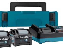 Makita Accessoires 40 Volt 191J97-1 Kit De Démarrage XGT DC40RA Chargeur 2 X Batterie BL4040 40V Max 4.0Ah Dans MBox