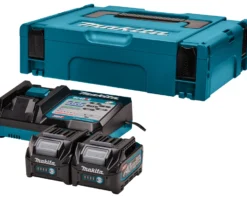 Makita Accessoires 40 Volt 191V15-1 Kit De Démarrage XGT DC40RC/2xBL4020 XGT 40V Max 2.0Ah Li-Ion + Chargeur DC40RC En MBox