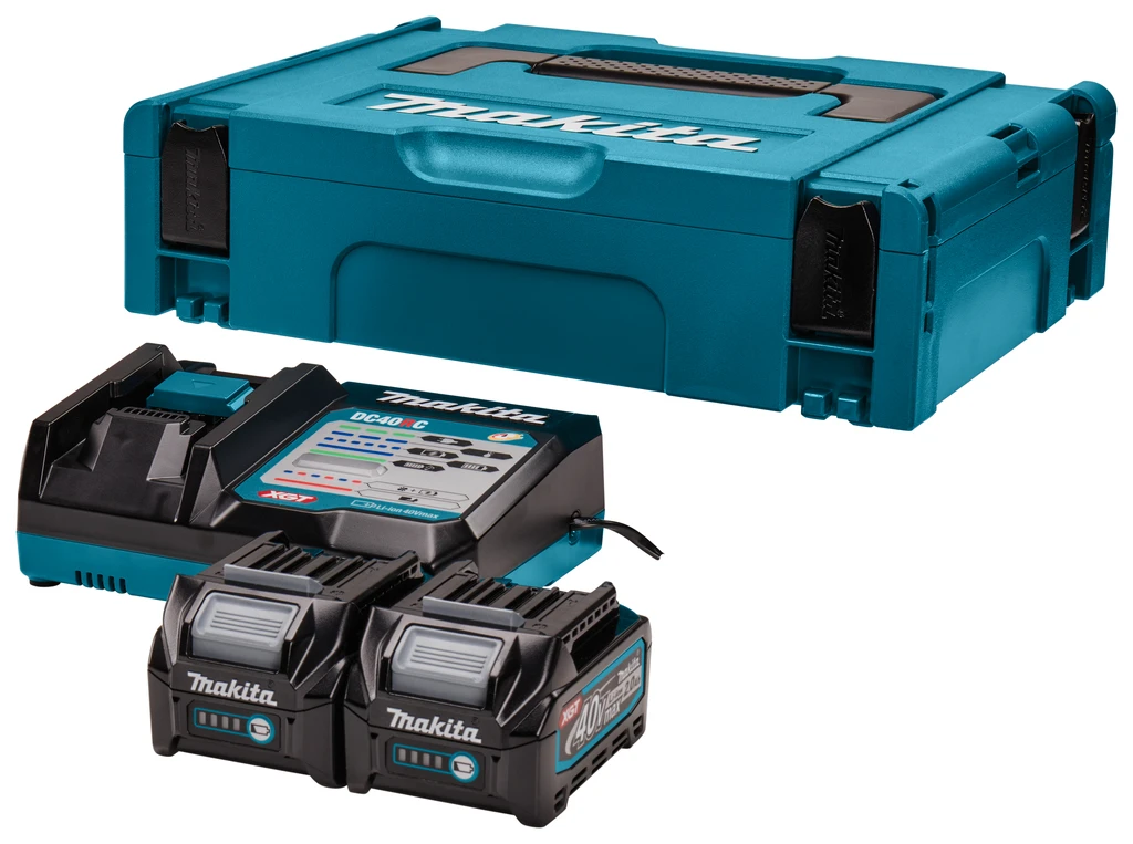 Makita Accessoires 40 Volt 191V15-1 Kit De Démarrage XGT DC40RC/2xBL4020 XGT 40V Max 2.0Ah Li-Ion + Chargeur DC40RC En MBox 1 Makita Accessoires 40 Volt 191V15-1 Kit De Démarrage XGT DC40RC/2xBL4020 XGT 40V Max 2.0Ah Li-Ion + Chargeur DC40RC En MBox