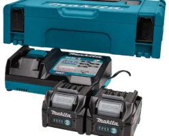 Makita Accessoires 40 Volt 191V27-4 Ensemble De Démarrage XGT DC40RC/2xBL4025 XGT 40V Max 2.5Ah Li-Ion + Chargeur DC40RC En MBox