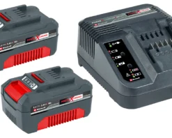 Einhell 18 Volt 4512098 Kit De Démarrage 18V 2x 3,0 Ah + Chargeur De Batterie