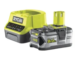 Ryobi Accessoires 5133003366 RC18120-150 Batterie One+ 18 Volt 5.0 Ah Li-ion + Chargeur