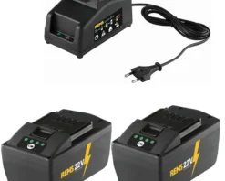 Rems 21,6 Volt 571592 Power-Pack 22V 9.0Ah Li-Ion 2 X Batterie + Chargeur