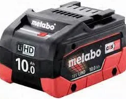 Metabo Accessoires 625549000 Batterie 18 Volt 10.0 Ah LiHD