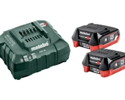Metabo Accessoires 12 Volt 685301000 Set De Base - 2 X Batterie 12V 4.0Ah Li-Power + Chargeur ASC55