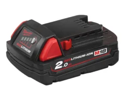 Milwaukee Accessoires 18 Volt Batterie Red Lithium 2.0 Ah M18 B2