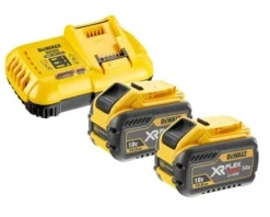 DeWalt Accessoires 54 Volt DCB118Y2-QW Kit De Démarrage FlexVolt - 2 X Batterie FlexVolt 54V 12.0Ah Li-Ion + Chargeur Rapide DCB118