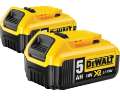 DeWalt Accessoires DCB184 Duopack - 2 X Batterie 18 Volt 5.0Ah Li-Ion