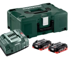 Metabo Accessoires 18 Volt Ensemble De Base 2 X LiHD 4.0 Ah + MetaLoc (685130000)