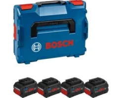 Bosch Bleu Accessoires 18 Volt Ensemble De Batteries Dans L-Boxx - 4 X Batterie ProCore 18V 5,5 Ah Li-ion 1600A02A2U