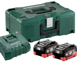 Metabo Accessoires 18 Volt Set De Batteries 2 X 18V LiHD 8.0Ah + 1 X Lader ASC Ultra 685131000