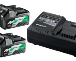 HIKOKI Accessoires 36 Volt UC18YSL3WEZ Pack 2 Batteries Multivolt + Chargeur Rapide